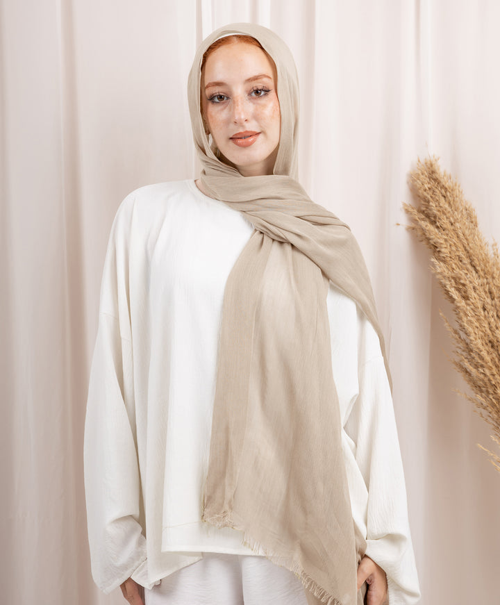 Cotton Crinkle Scarf