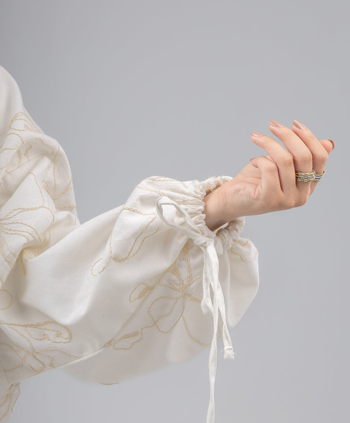 Botanical Embroidered Blouse