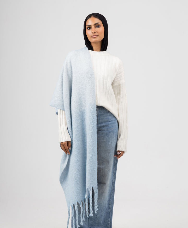 Essential Shawl-Baby Blue