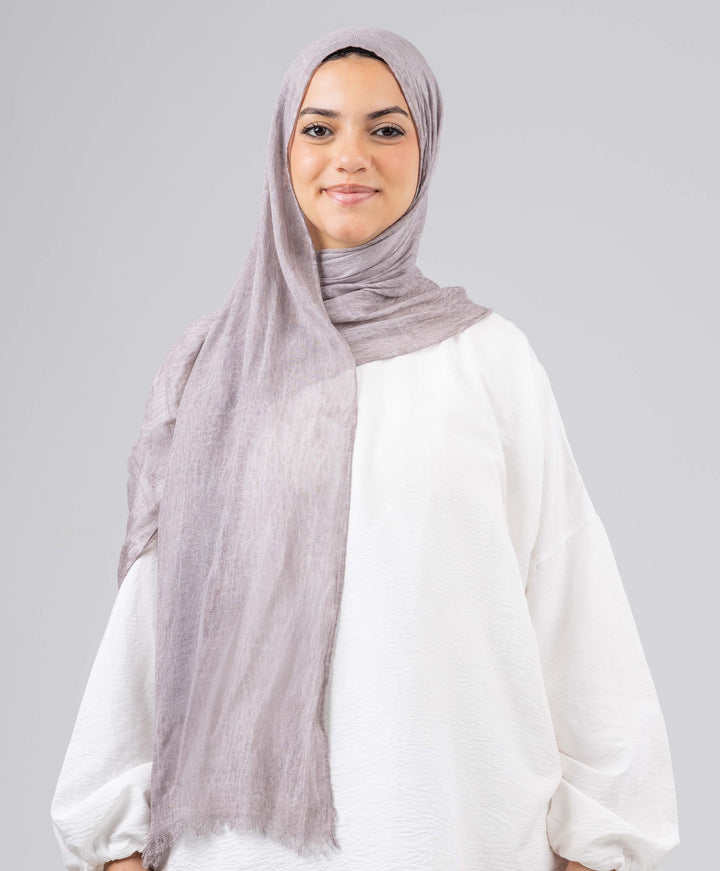 Bamboo Cotton Crushed Scarf