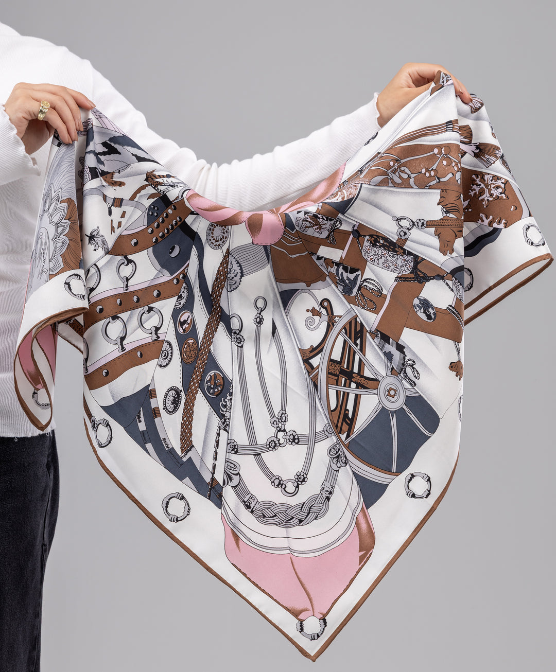 Luxury Silk Square Scarf