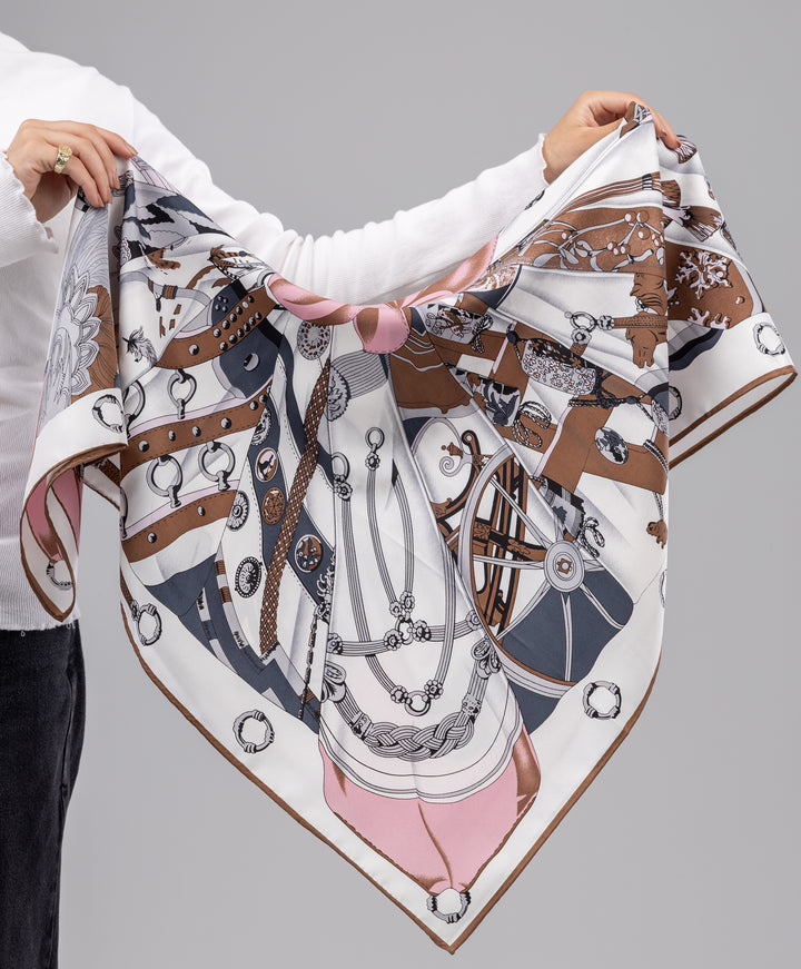 Luxury Silk Square Scarf