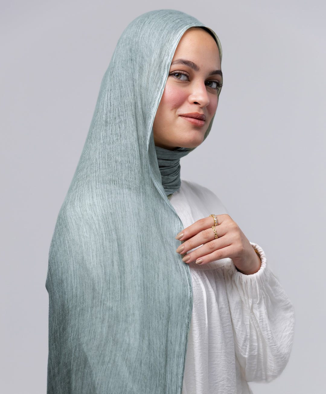 Marble Linen Scarf