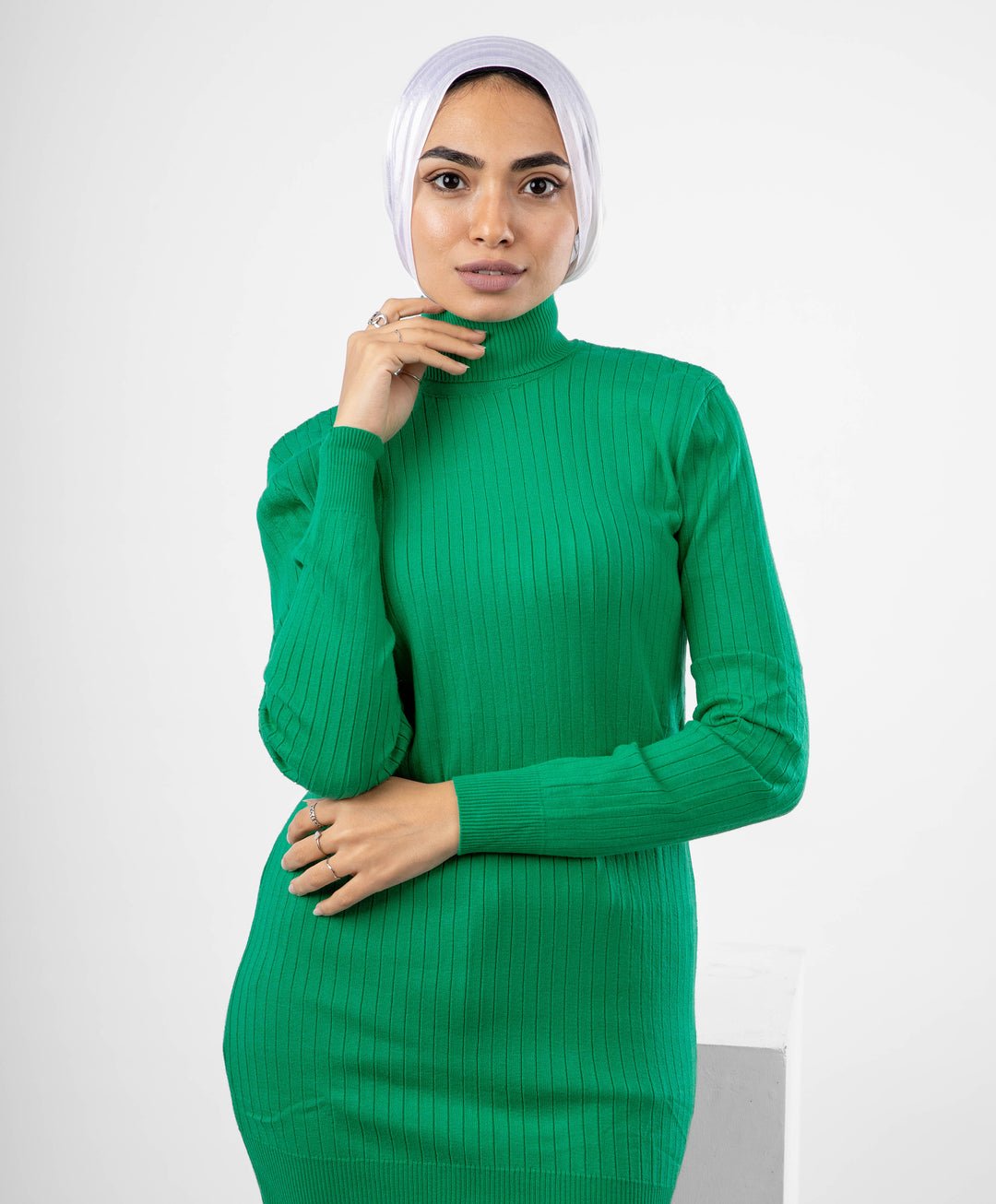 Long Ribbed Pullover