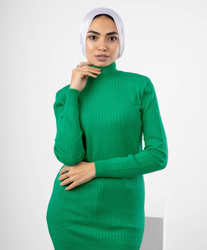 Long Ribbed Pullover