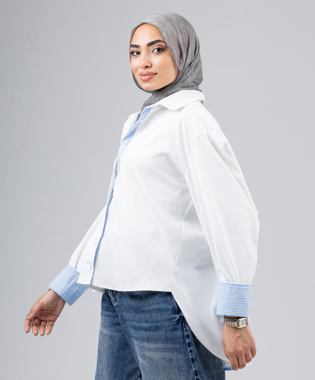 Stripe Cuff Shirt