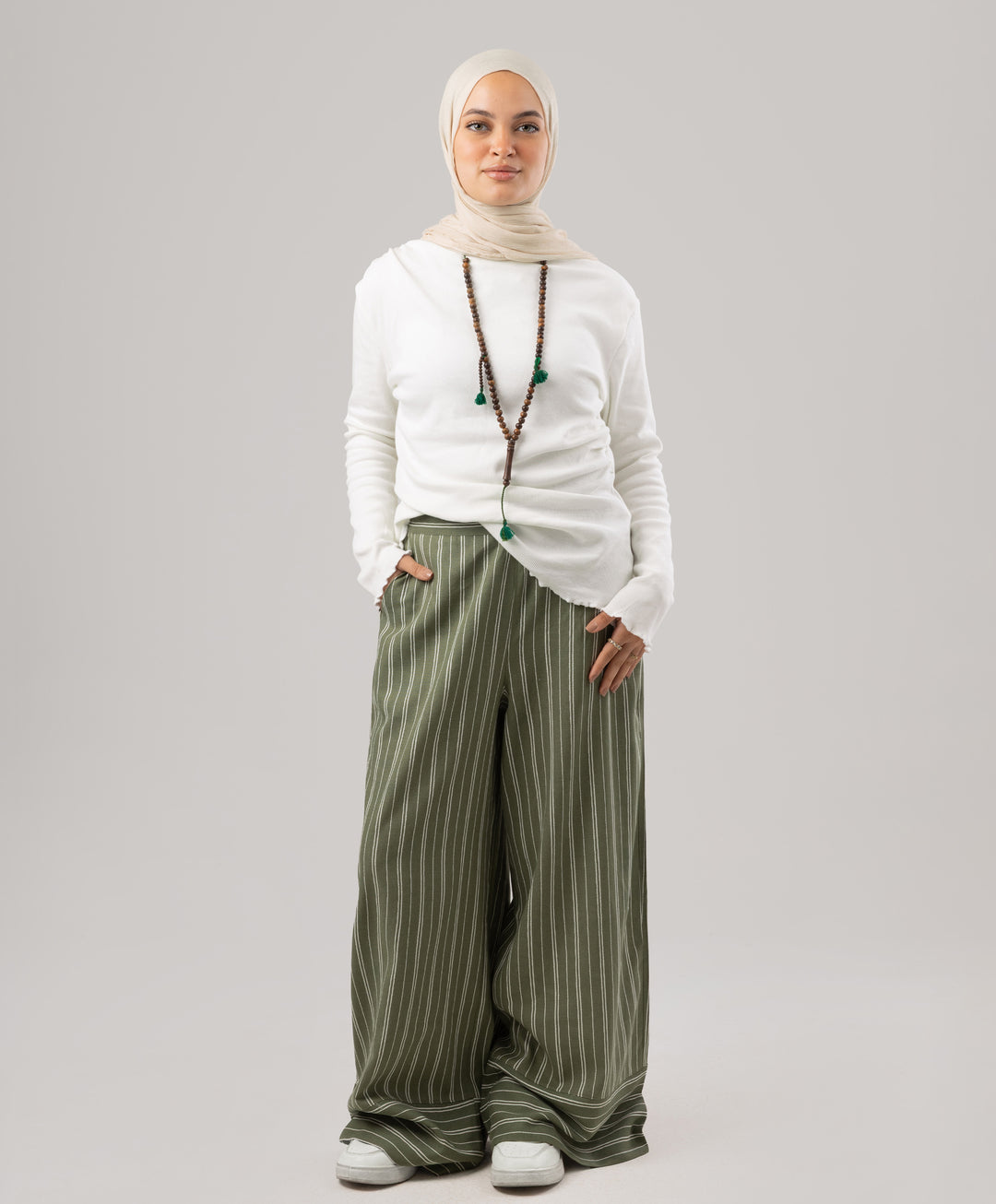 Stripe Linen Pants