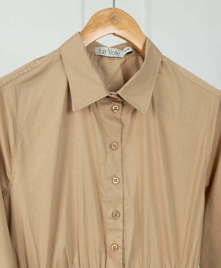 Casual Poplin Dress