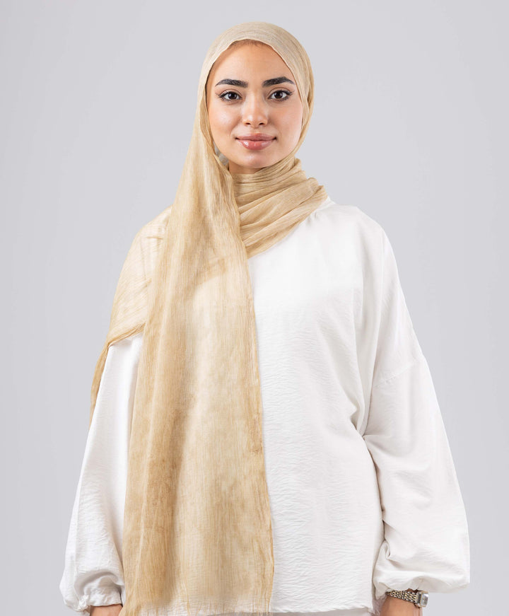 Rumpled Cotton Scarf