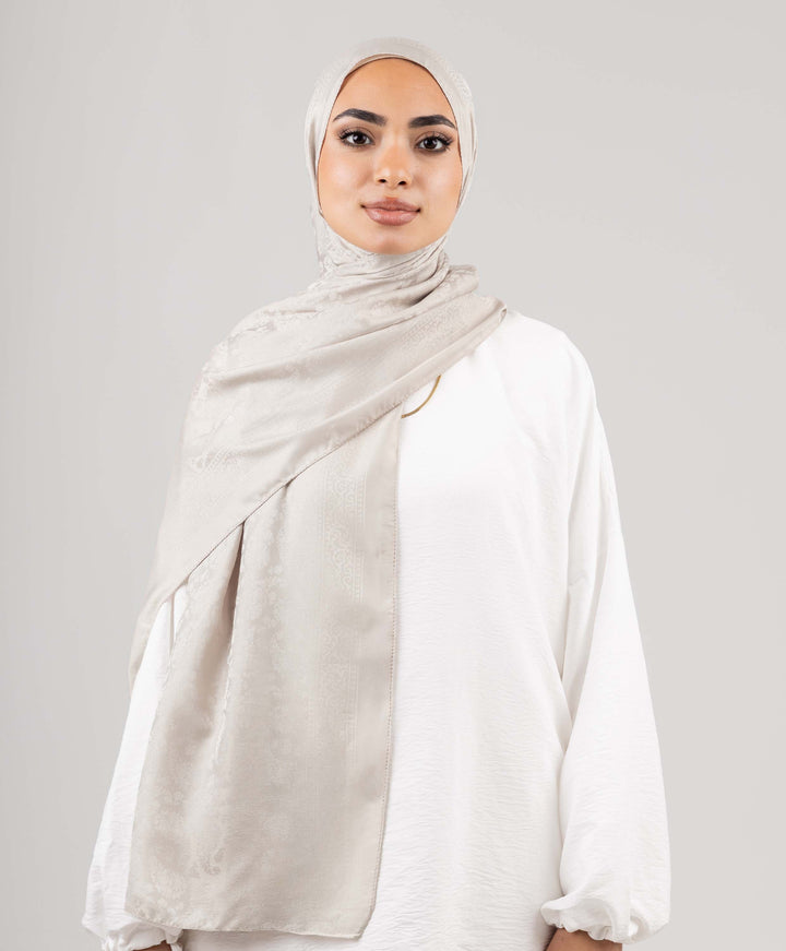 Satin Jacquard Scarf