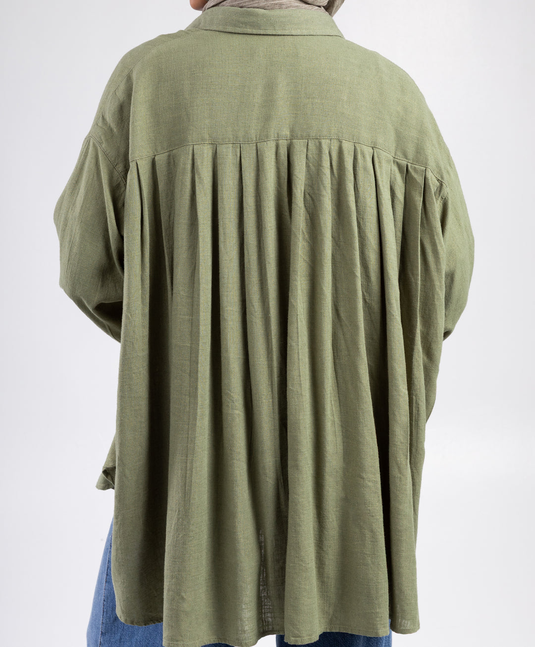 Pleated Linen Shirt