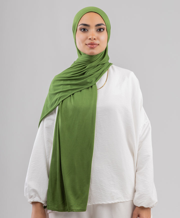 Plain Cotton Lycra Scarf