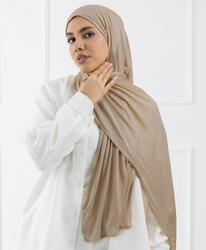 Plain Cotton Lycra Scarf