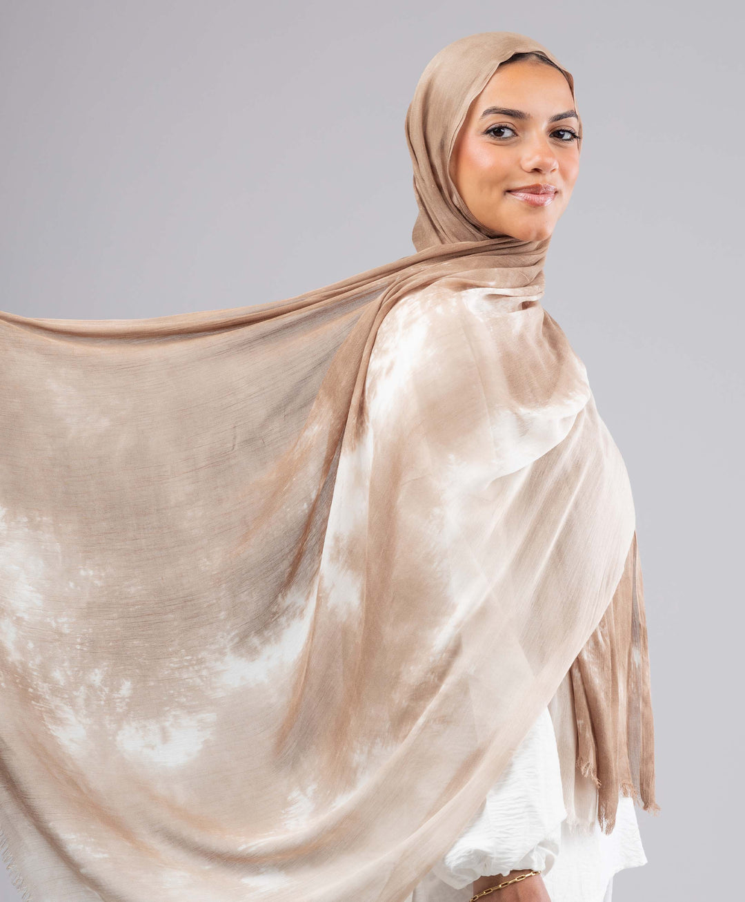 Soft Tie Dye Cotton Scarf