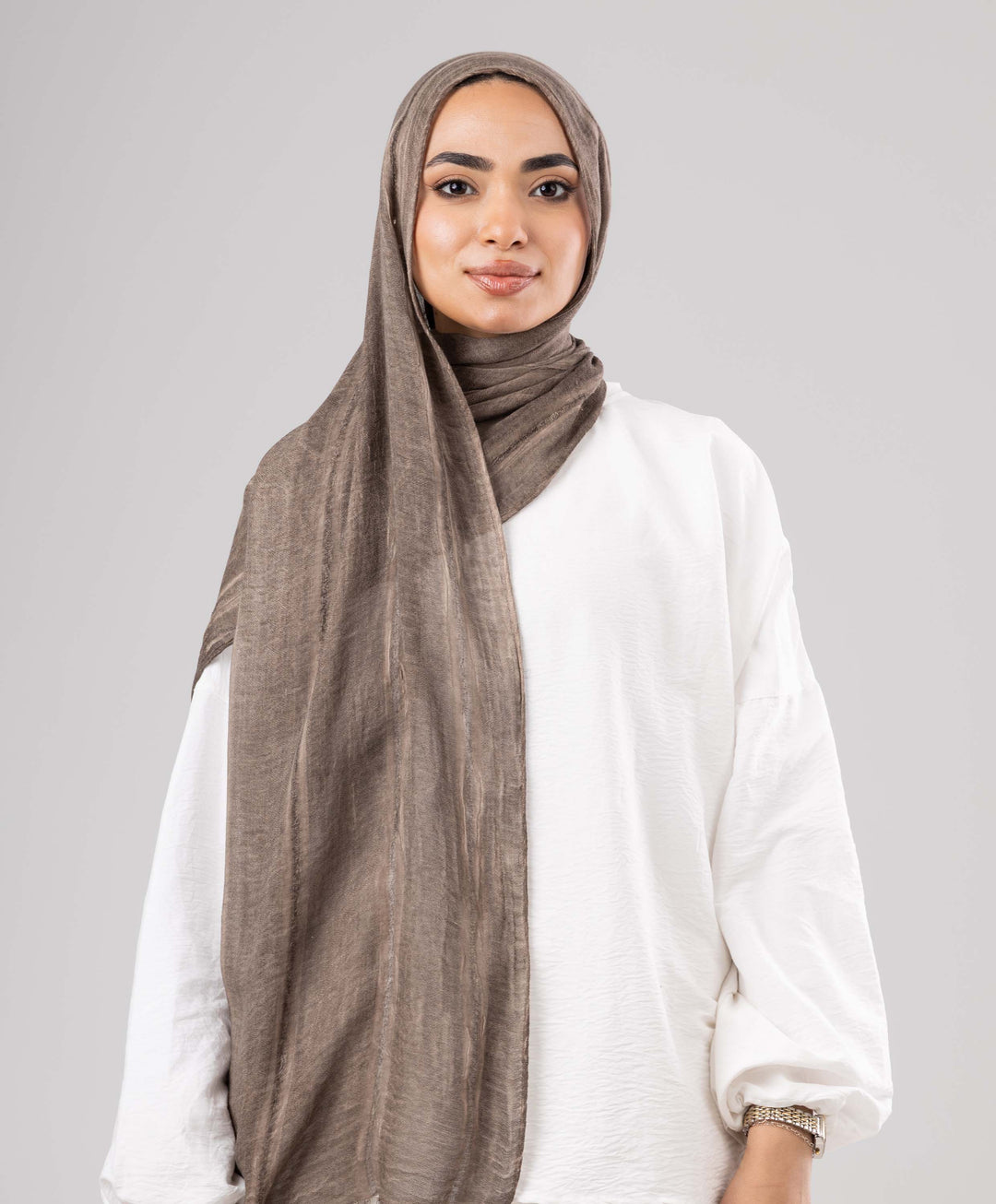 Hazy Linen Marble Scarf