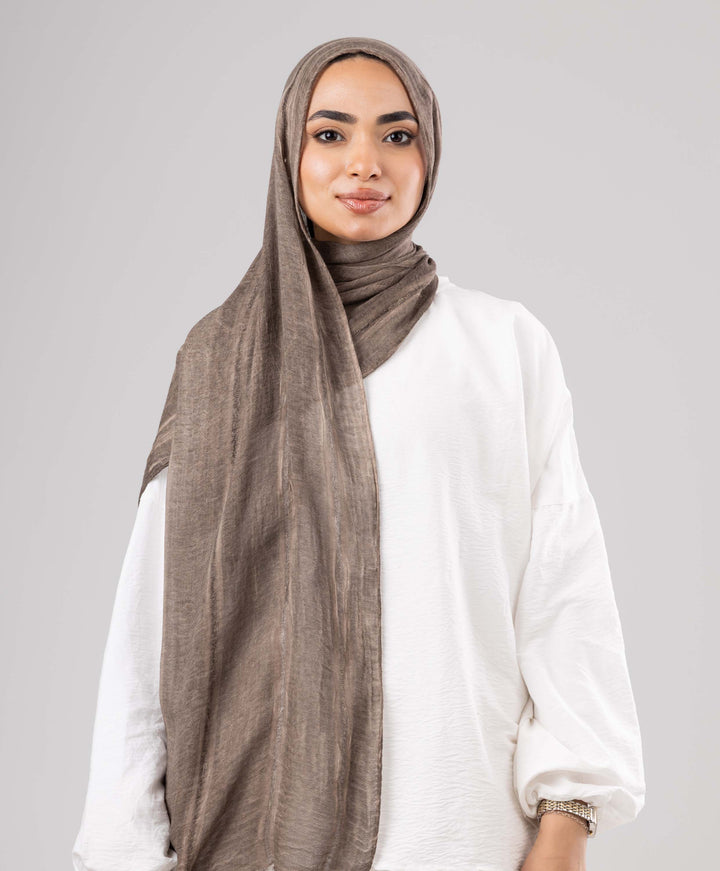Hazy Linen Marble Scarf