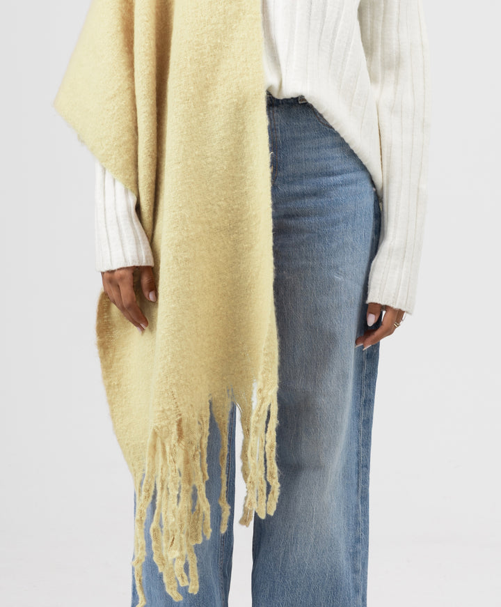Essential Shawl-Butter Yellow