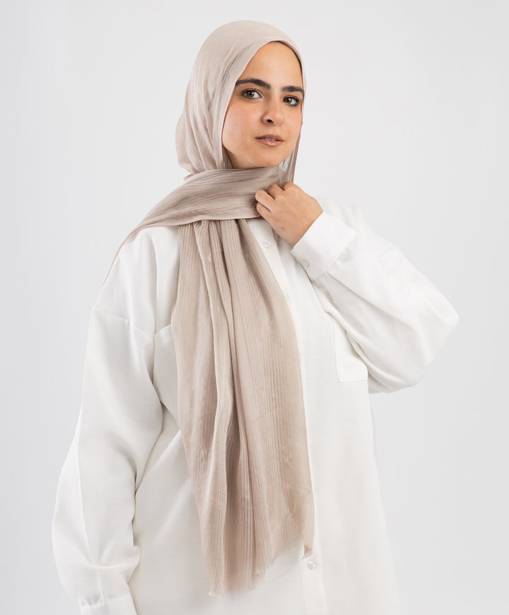 Striped Soft Linen Scarf