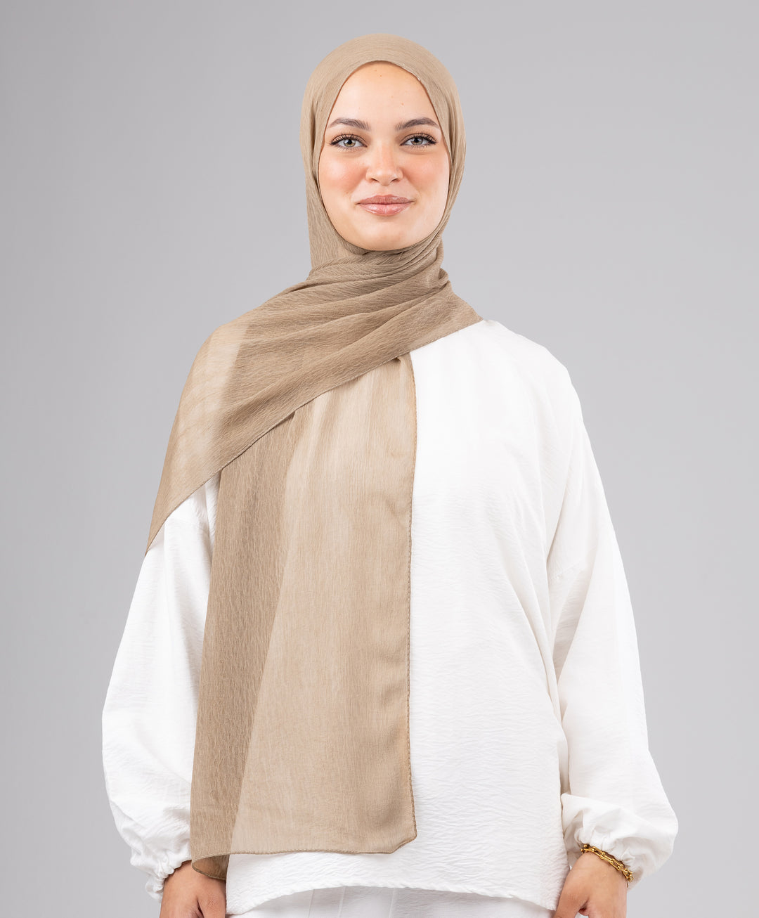 Ruffle Chiffon Scarf