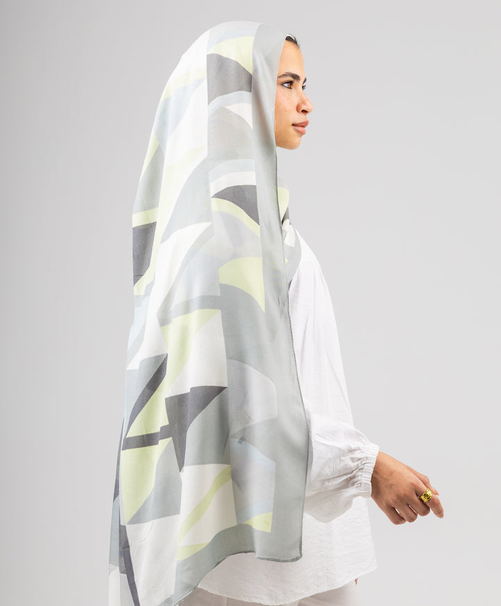 Urban Mosaic Modal Scarf