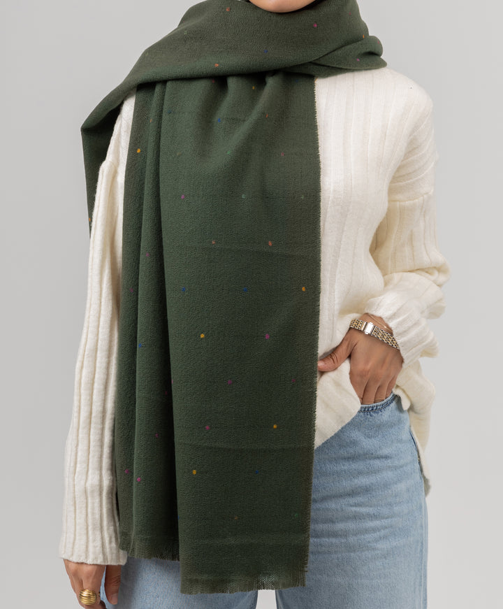 Dots Winter Shawl