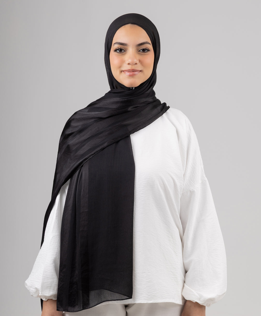 Splendor Satin Chiffon Scarf