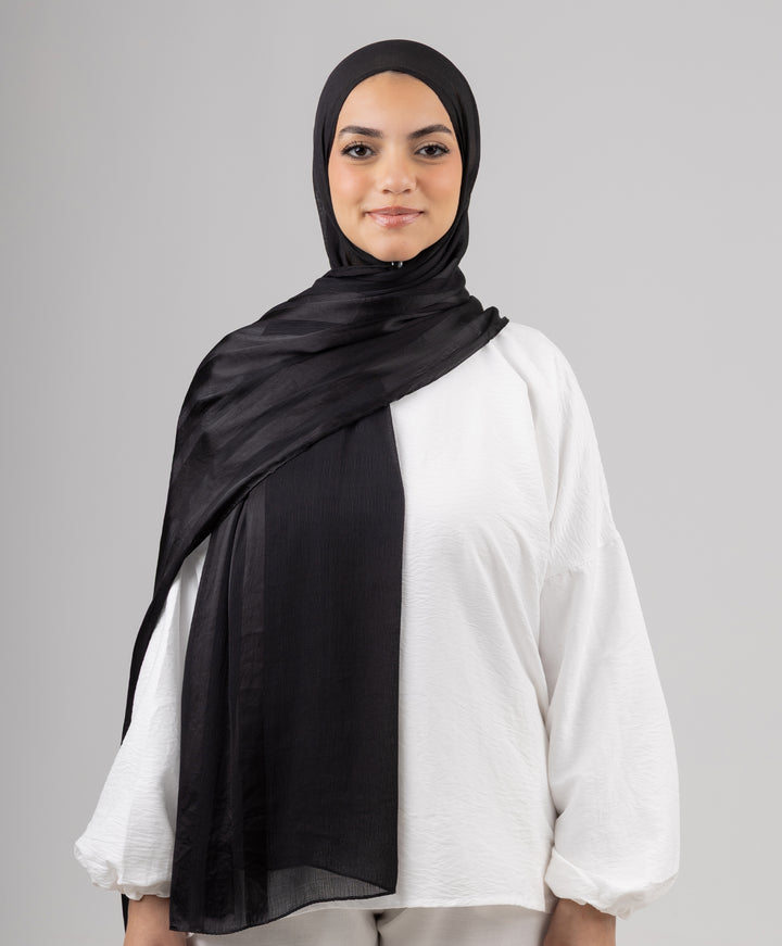 Splendor Satin Chiffon Scarf