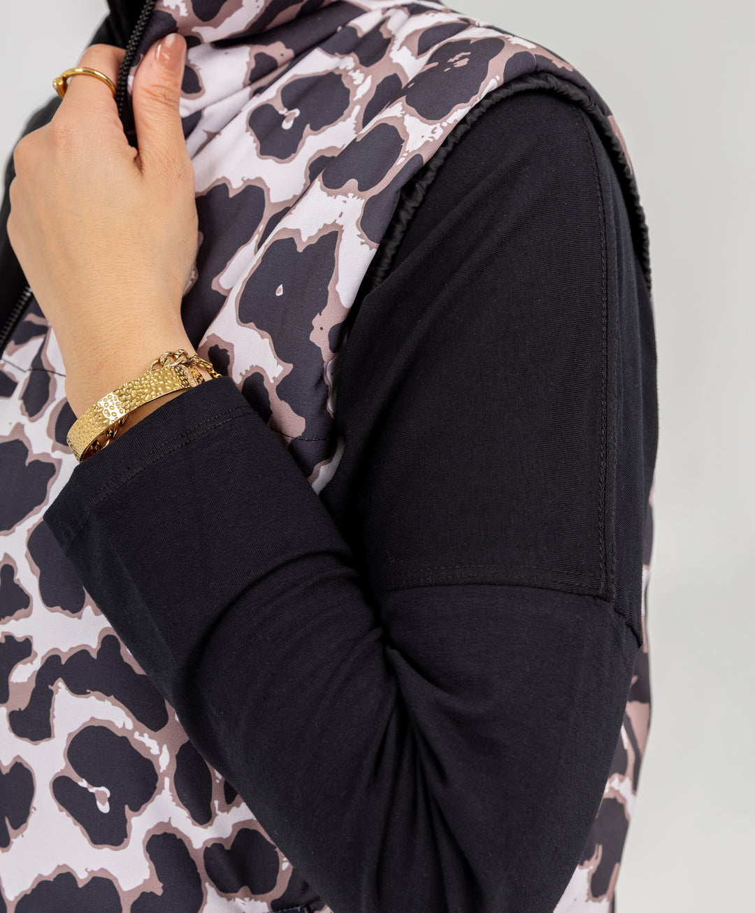 Leopard Double Face Vest