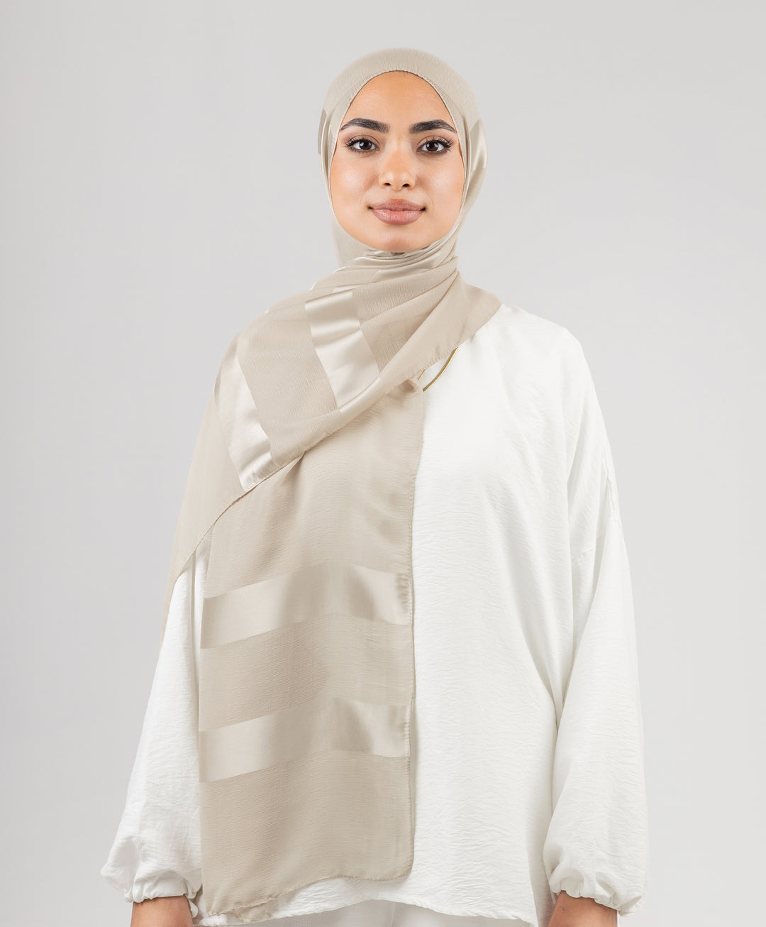 Sparkle Satin Chiffon Scarf