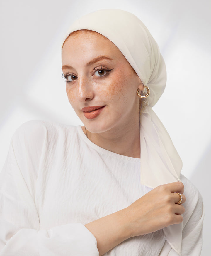 Girly Chiffon Square Scarf