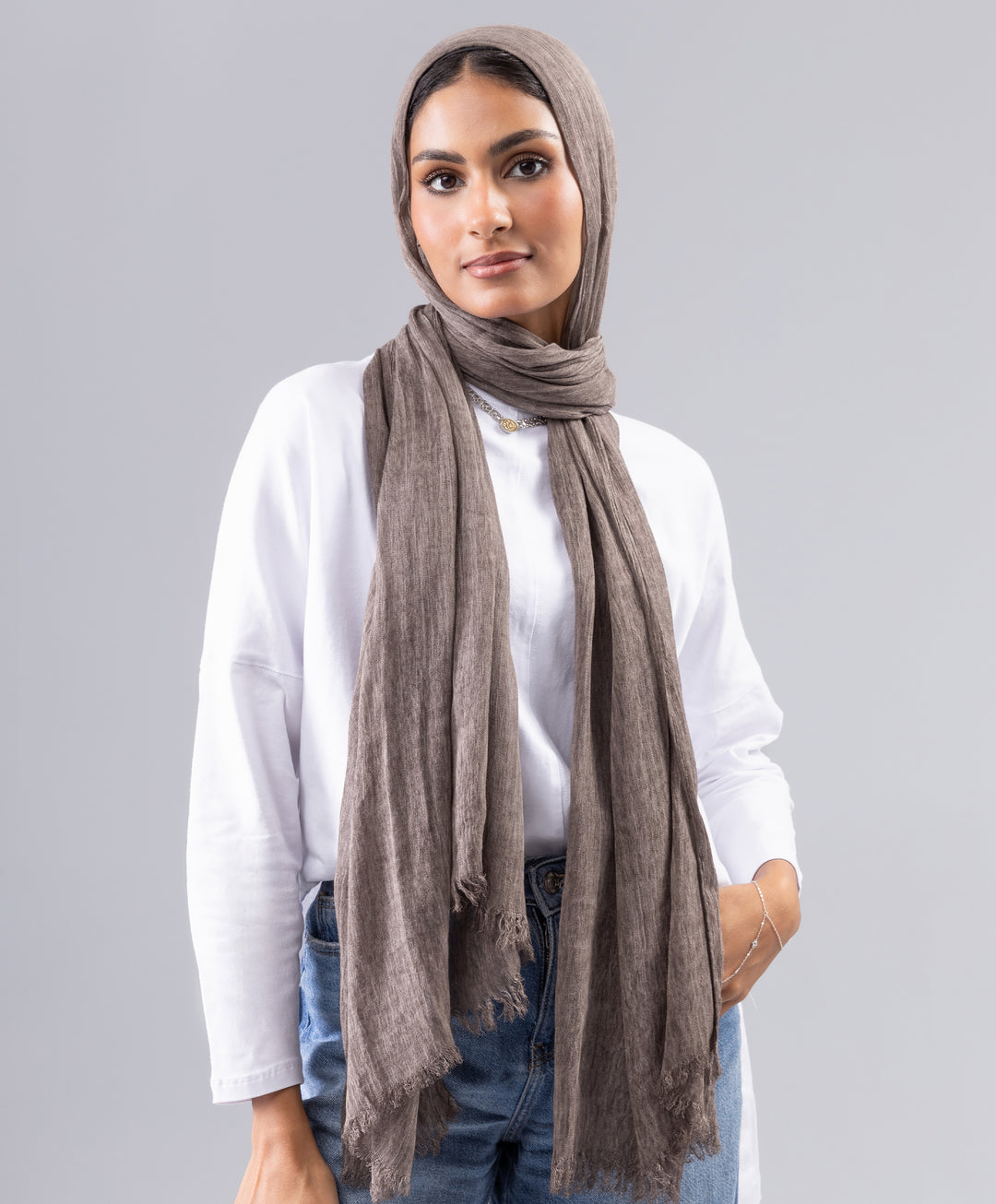 Marble Linen Scarf