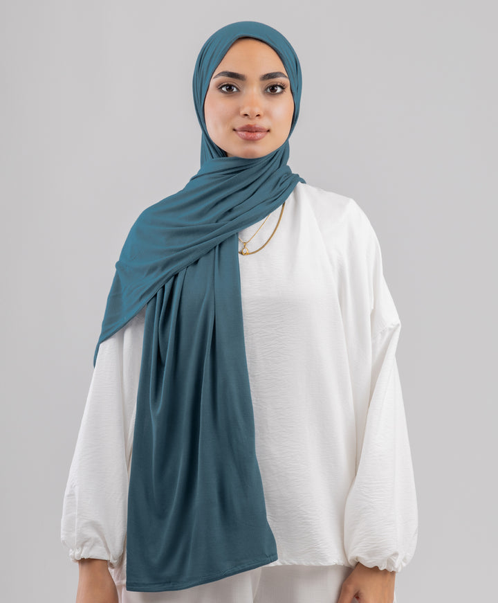 Plain Cotton Lycra Scarf