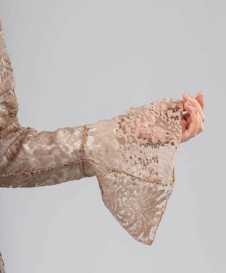 Ruffle Lace Kimono