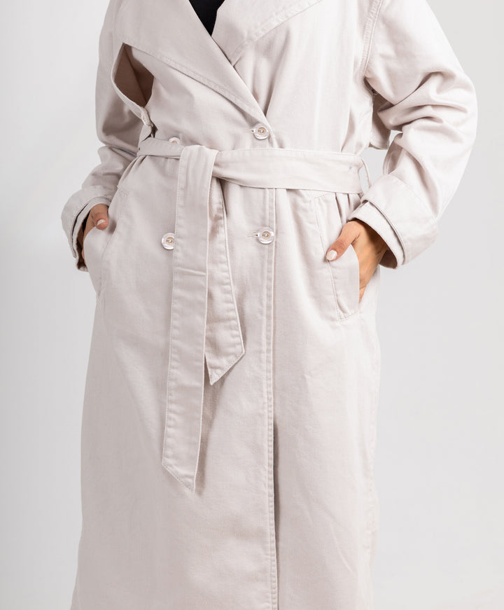 Gabardine Trench Coat