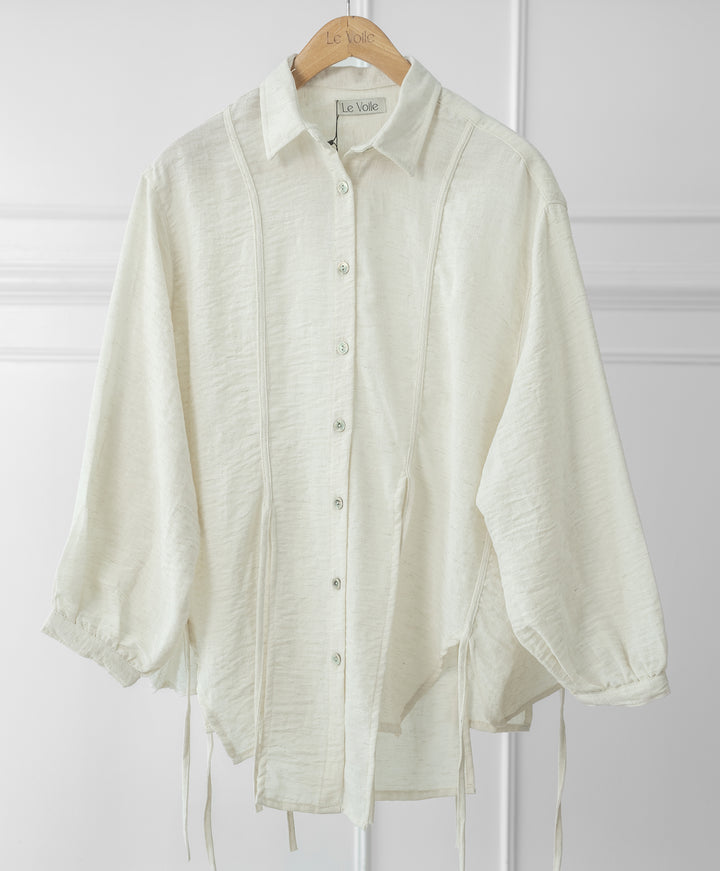Tassel Linen Shirt