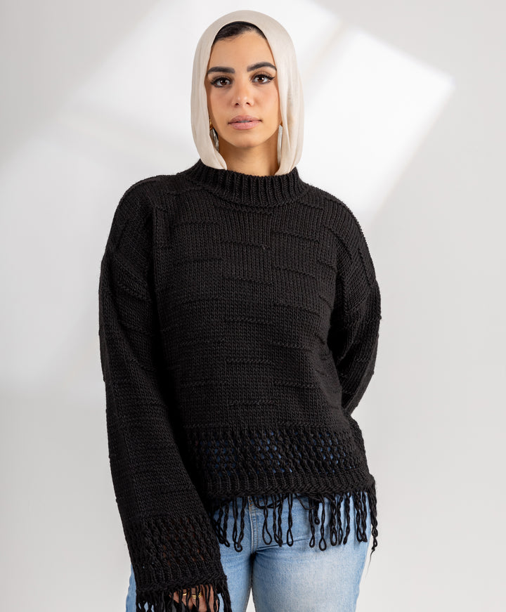 Fringy Pullover