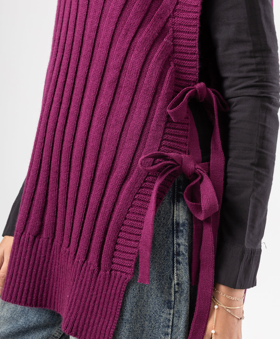 Slouchy Ribbed Vest