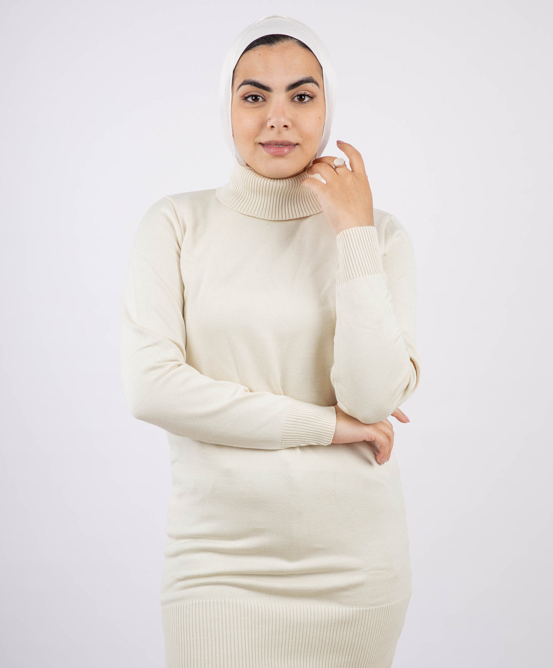 Long Modest Basic Fit Pullover