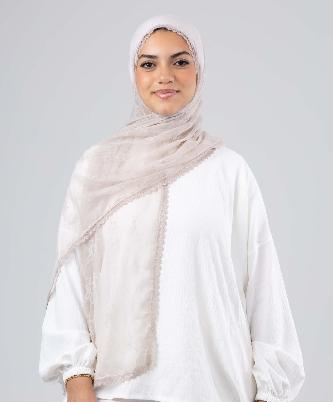 Lace Luxe Crinkle Scarf
