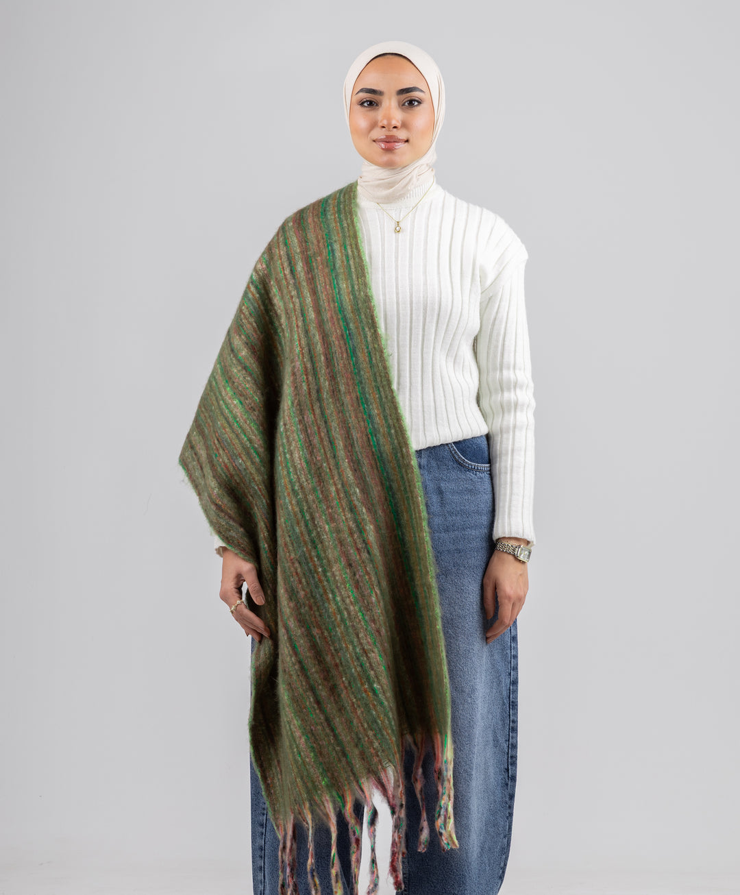 Boho Winter Shawl