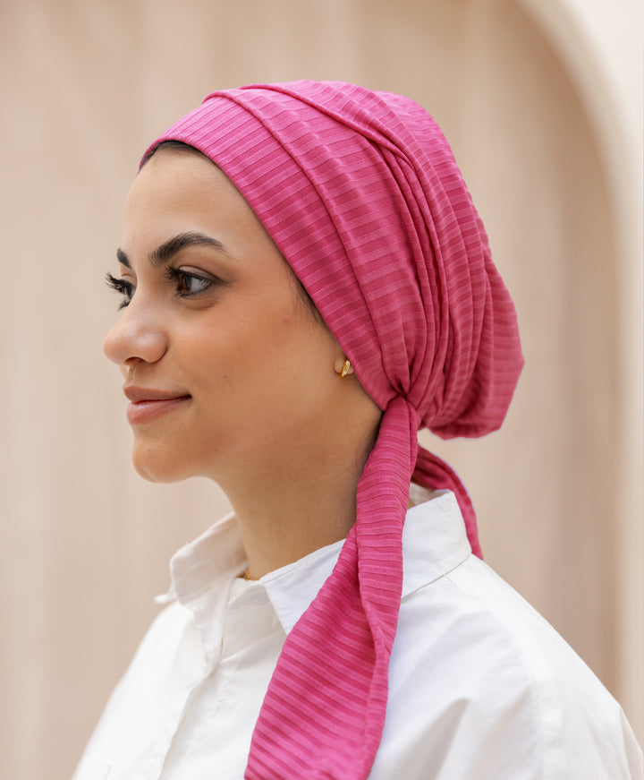 Ribbed Multiway Turban