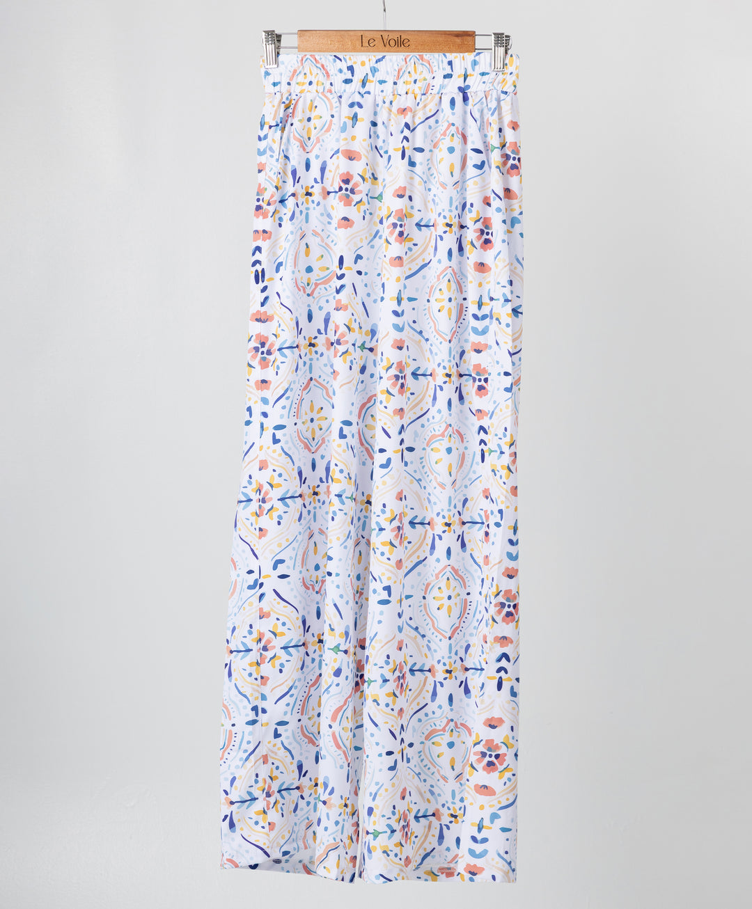 Printed Satin Pants