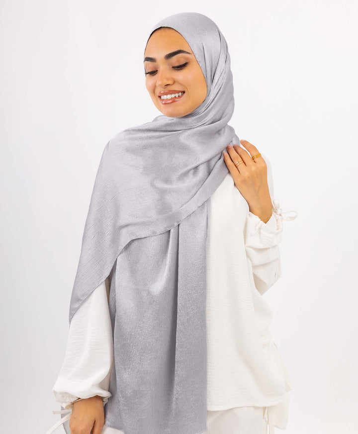 Crushed Satin Scarf