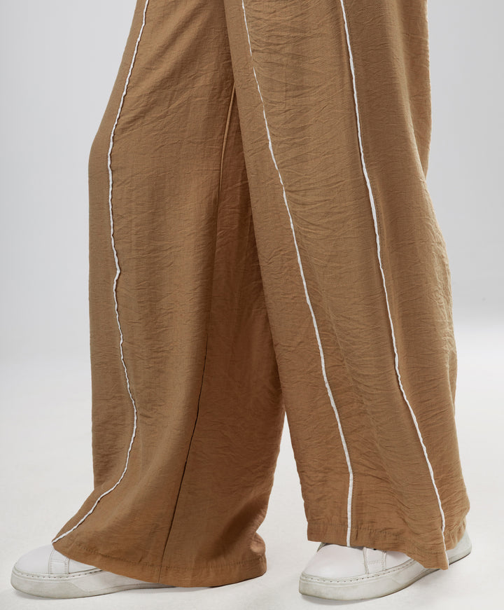 Piping Linen Pants