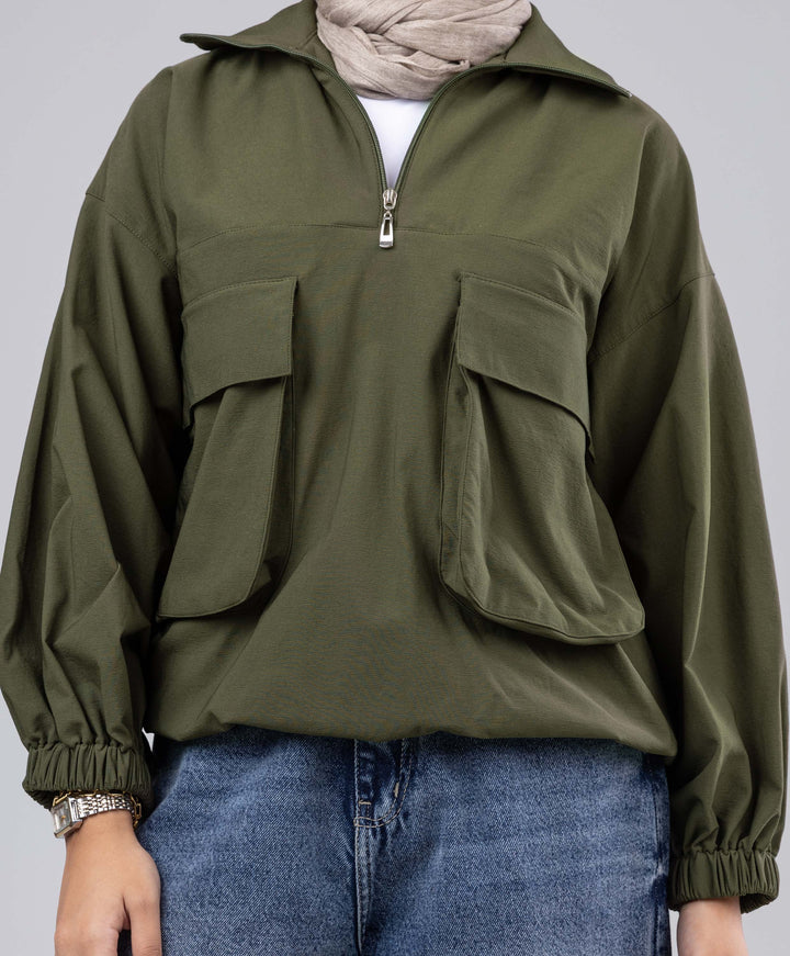 Half Zip Sweatshirt