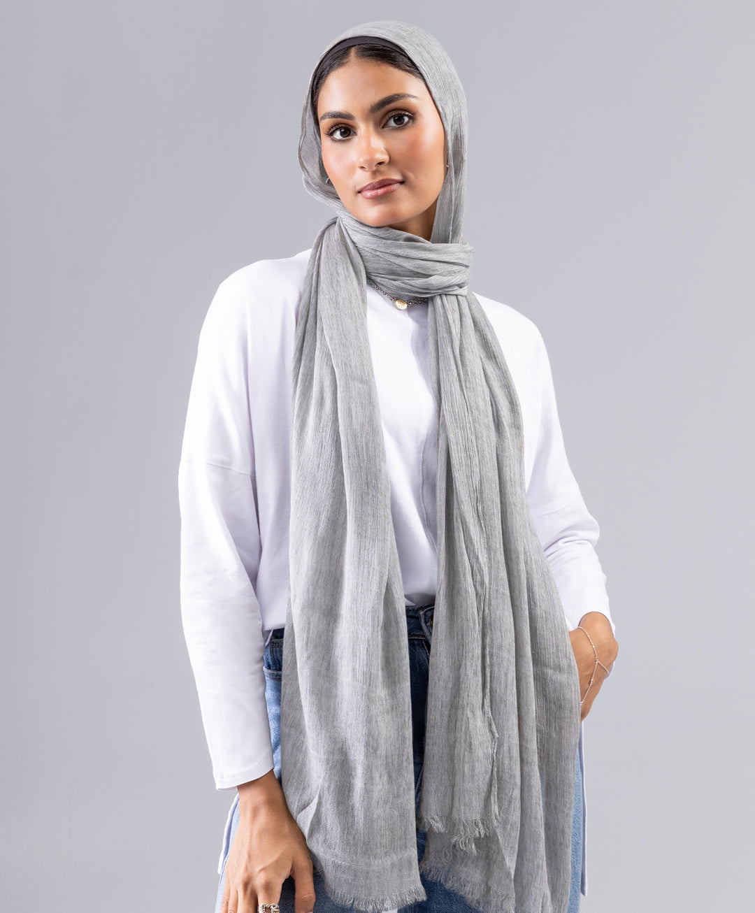 Marble Linen Scarf