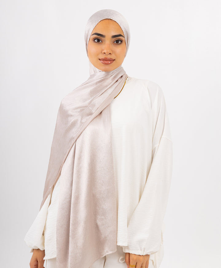 Crushed Satin Scarf