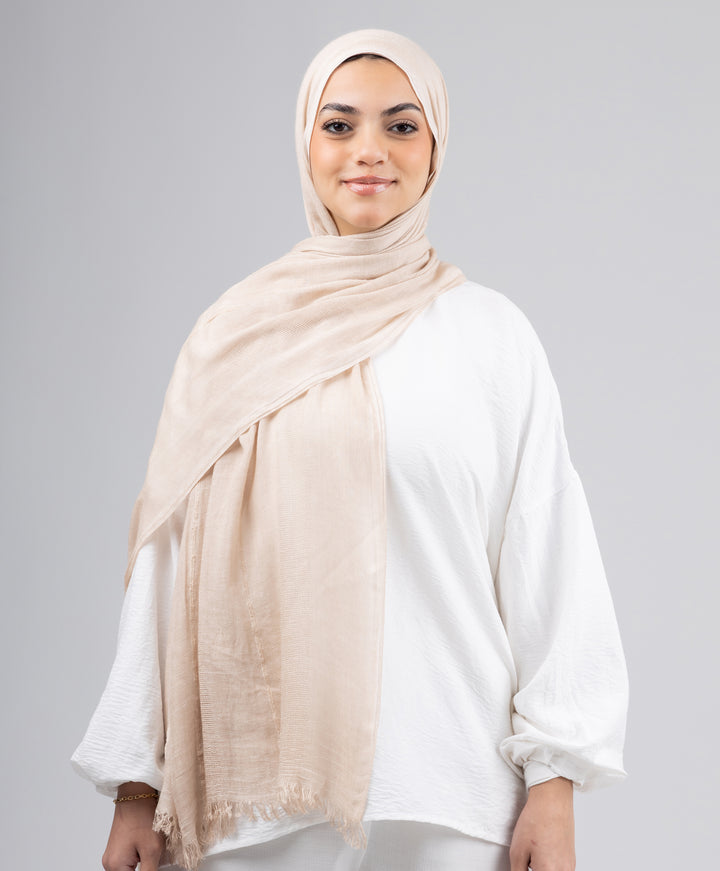 Soft Linen Marble Scarf