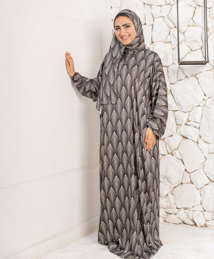 Abstract Arrow Satin Isdal