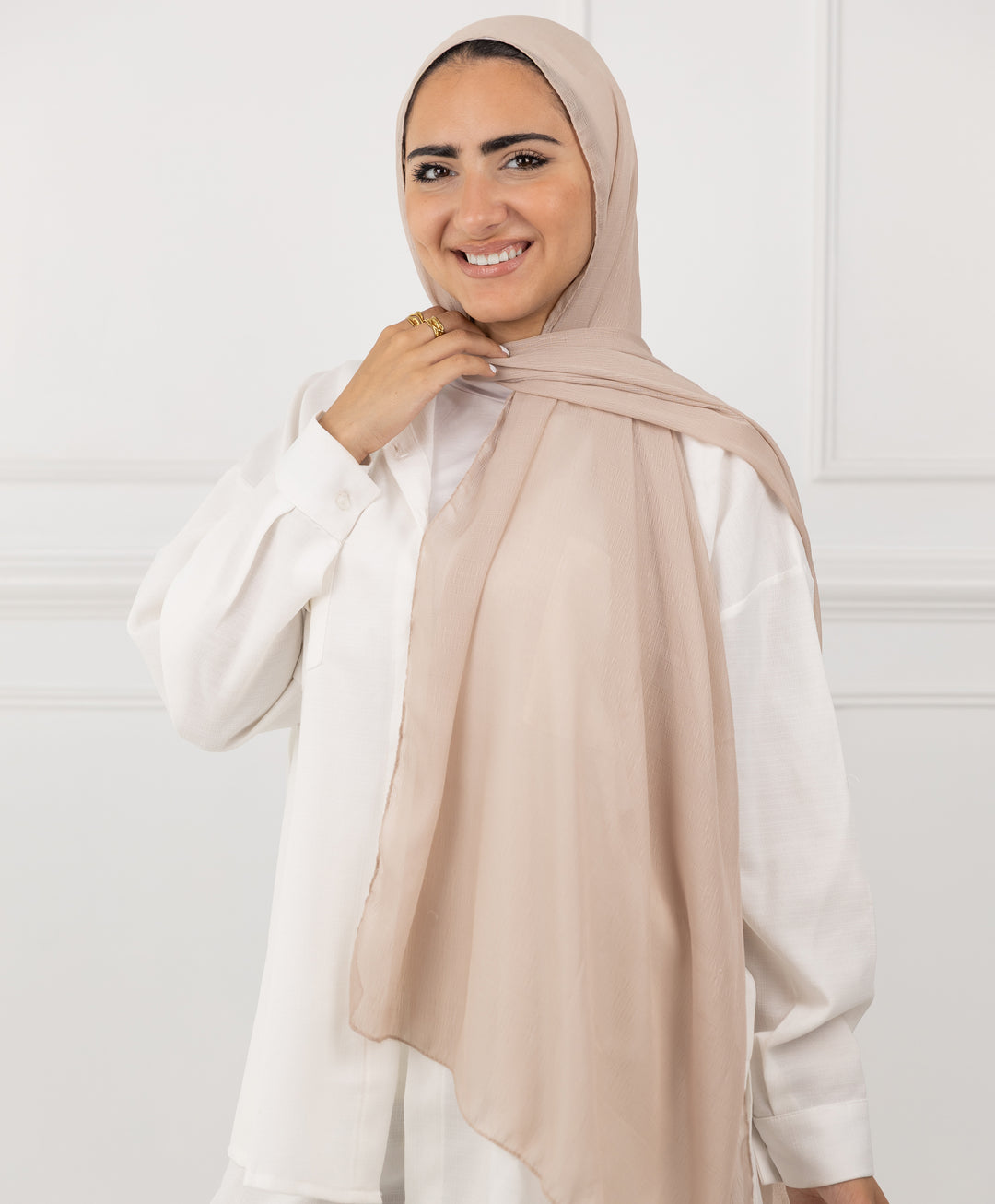 Elegance Crinkle Chiffon Scarf
